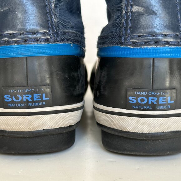 Sorel Youth Snow Rain Boot Blue Yoot Pac Nylon Waterproof Outdoor Boot Kid Sz 4 - Picture 6 of 9
